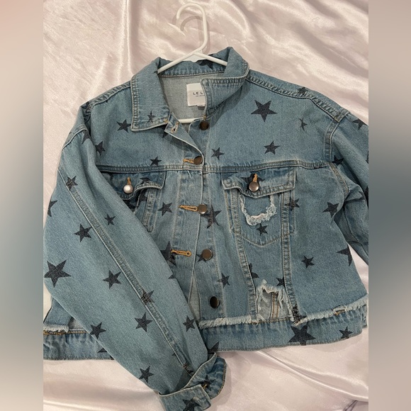 Starry Blue jean jacket. Like new and perfect condition - Picture 1 of 2